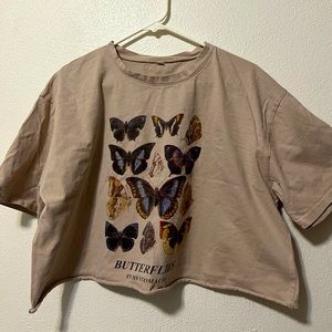 Crop oversized Tshirt